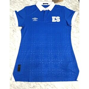 Umbro El Salvador National Team 2025 Blue Home Jersey authentic Women’s XL